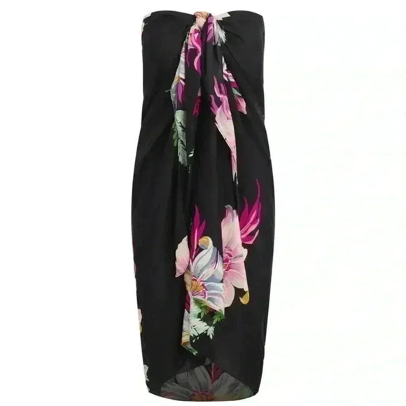 WALTER BAKER Corsica Sarong in Grand Magnolia Floral. One Size, Love Island Vibe - Picture 5 of 11